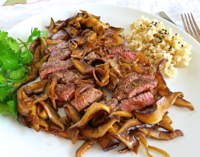 In the Kitchen: Mushroom & Shallot Steak Confit