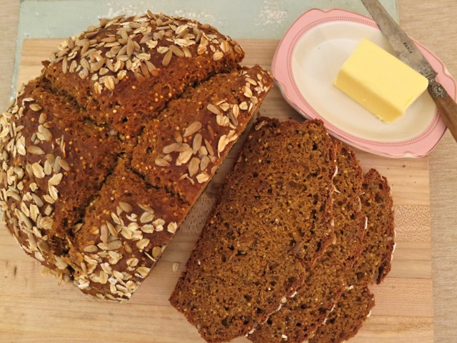 Seeded Whole Grain Soda Bread