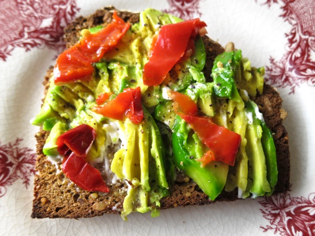 Avocado Toast on Seeded Whole Grain Soda Bread