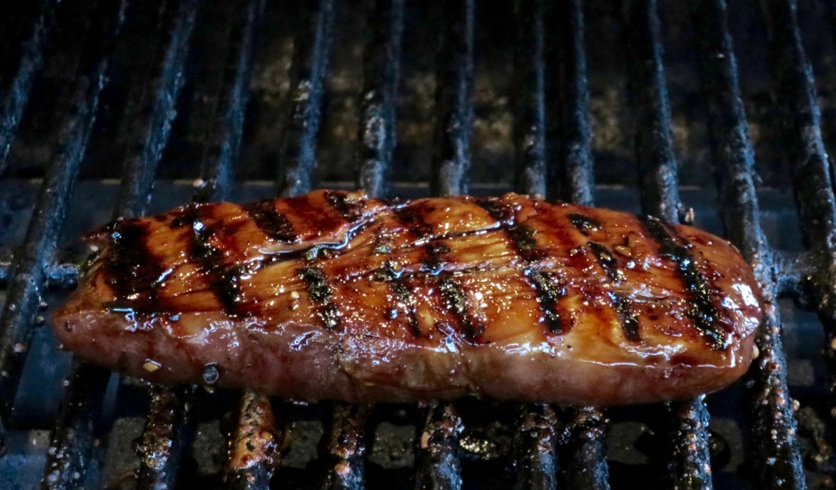 Grilling Teriyaki Pork Tenderloin