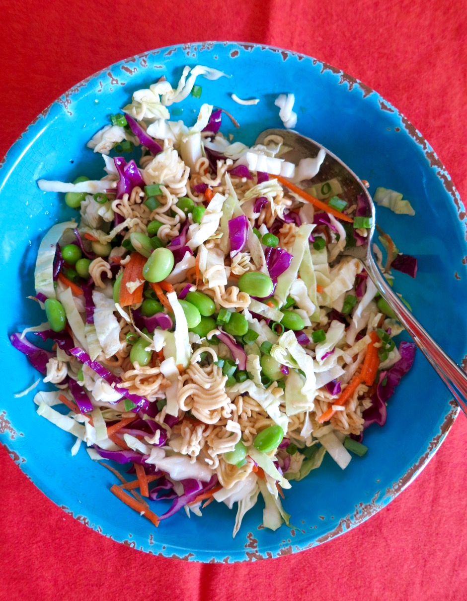 Crunchy Cabbage & Ramen Noodle Salad