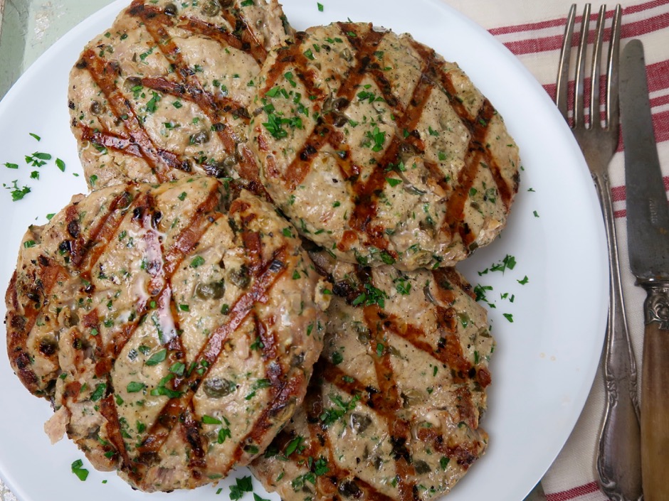 Grilled Tuna Burgers