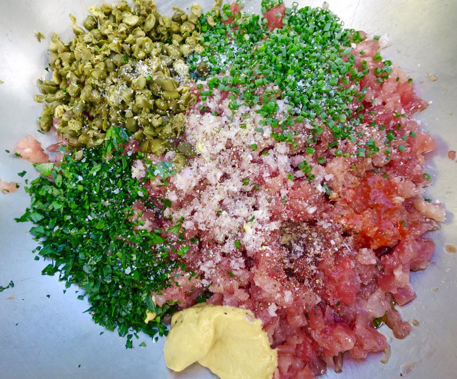 Tuna Burger Ingredients