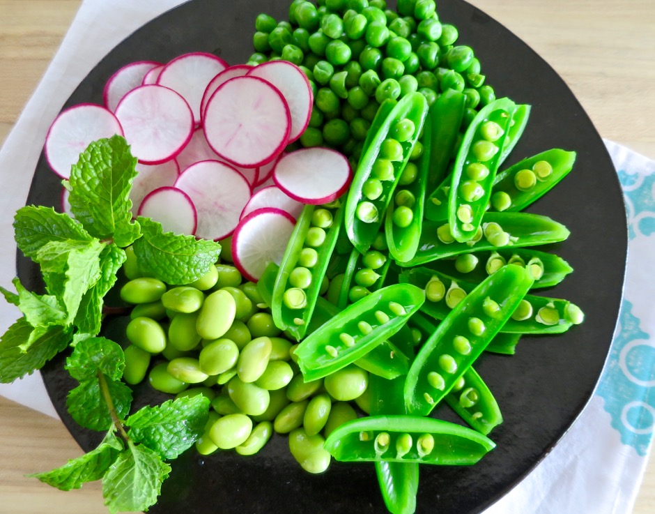 Pea Salad with Radishes & Feta - 1 (2)