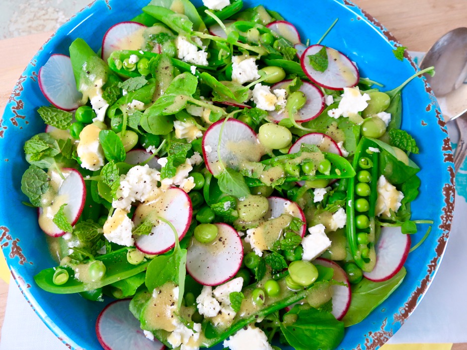 Best Minty Radishes and Snap Peas Recipe - How to Make Minty