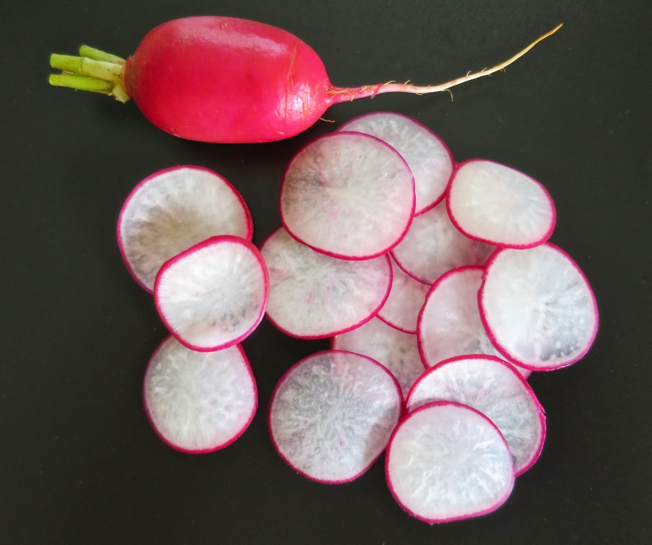 Thinly Sliced Radish