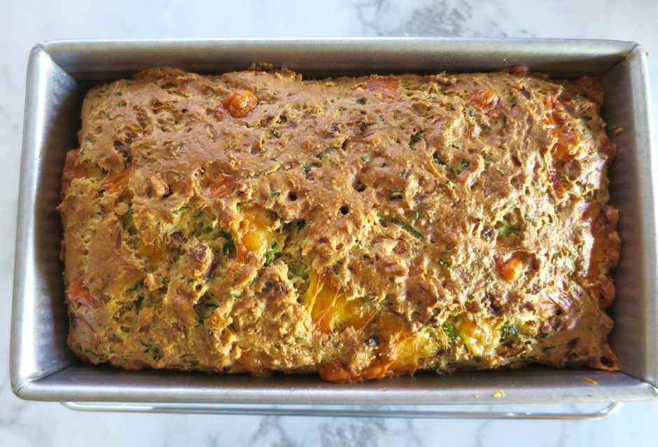 Bacon & Cheddar Zucchini Bread