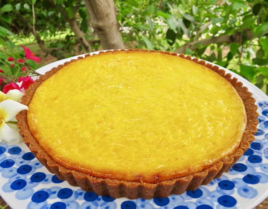 Lilikoi Cream Cheese Tart