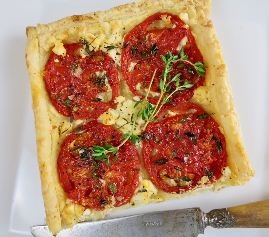 Tomato Tart with Feta & Thyme