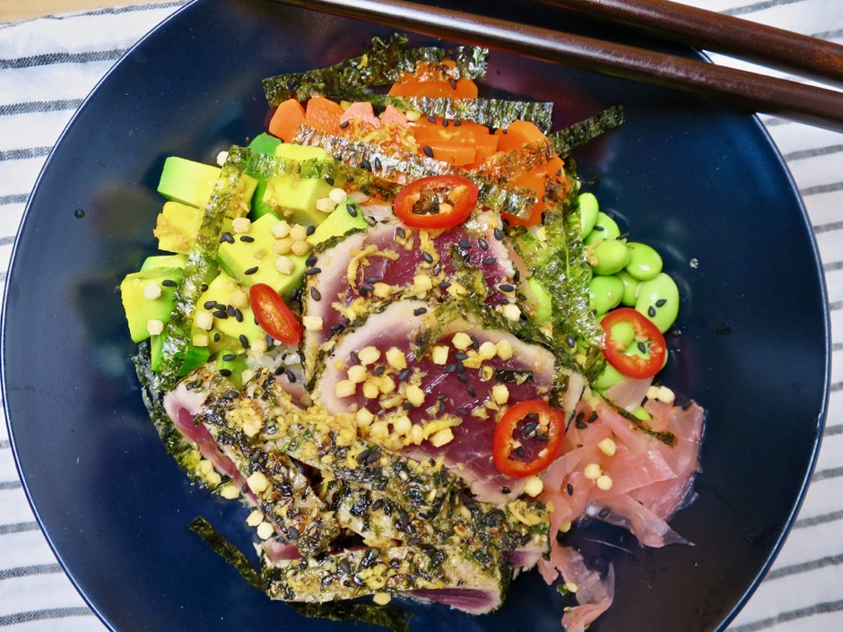 Seared Ahi Rice Bowl