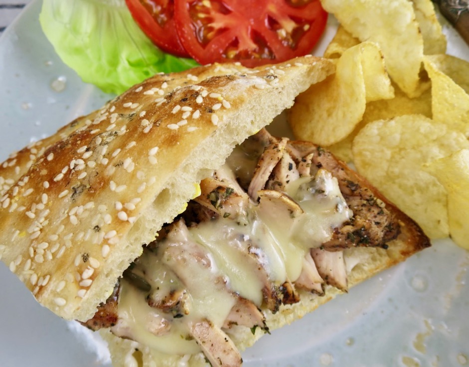 Middle Eastern Herb & Garlic Chicken Sandwich