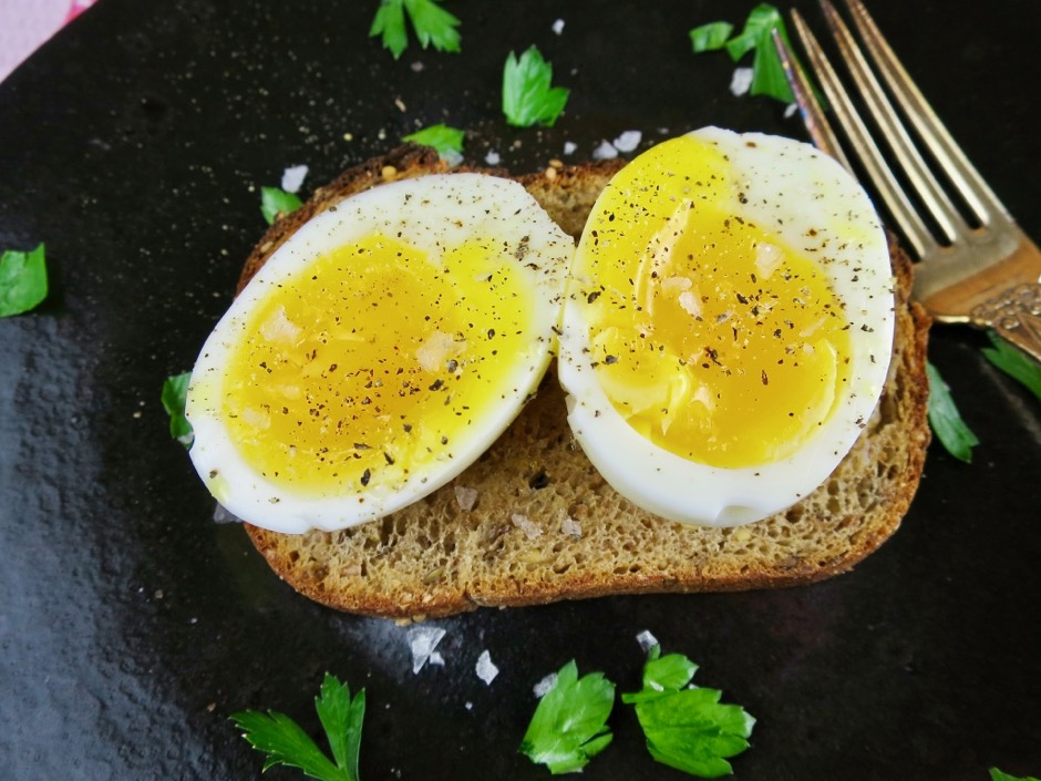 Eggs on Toast with Maldon Sea Salt & Parsley