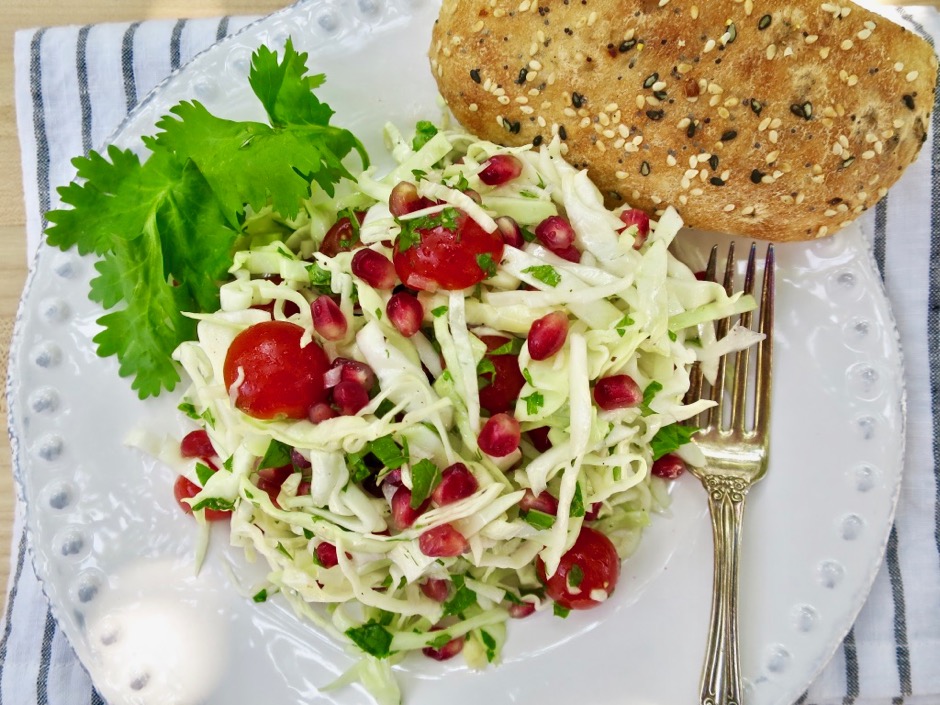 Crunchy Cabbage & Pomegranate Salad