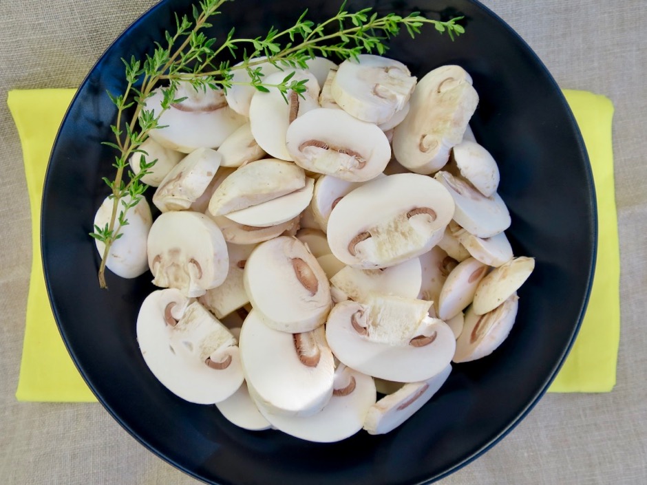 Sliced Mushrooms