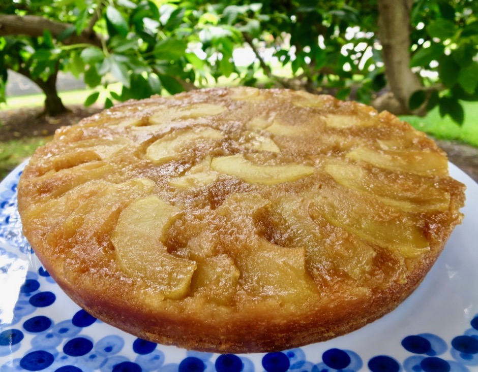 Maple Apple Upside-Down Cake