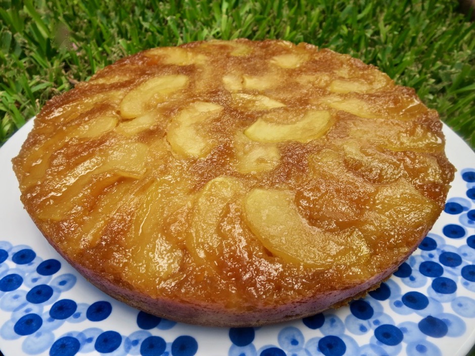 Maple Apple Upside-Down Cake