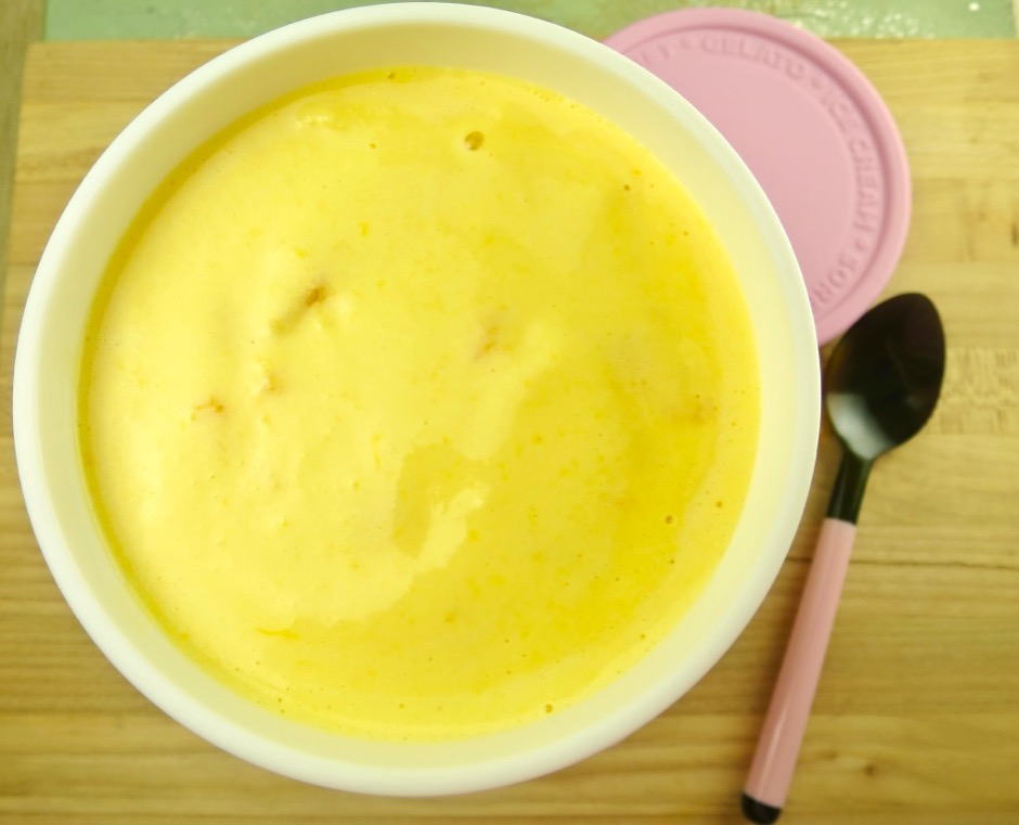 Mango-Lilikoi Ice Cream