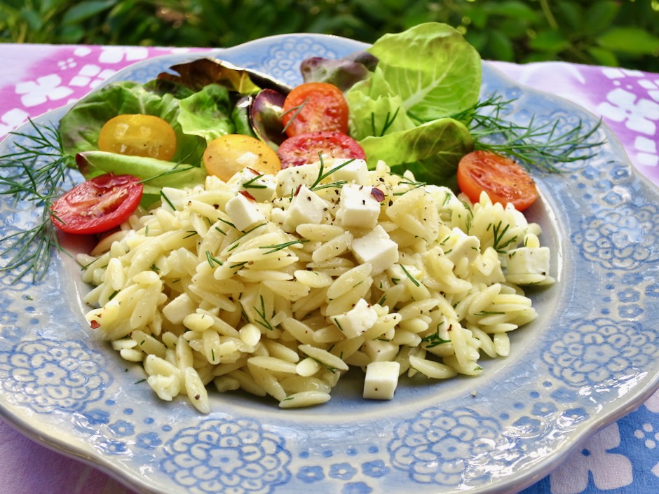 Lemon Orzo Pasta Salad