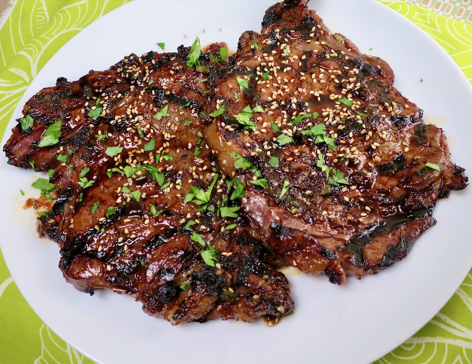 Korean-Style Pan-Fried Beef - My Lilikoi KitchenMy Lilikoi Kitchen