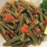 Green Beans with Olive Oil & Tomatoes