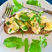 Egg Salad Tartine with Mixed Herbs
