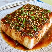 Warm Tofu with Spicy Sauce