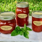 Water Bath Safe Canned Roasted Tomato Sauce