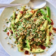 Cucumber Salad with Roasted Peanuts and Chile