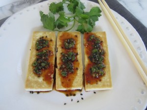 Korean-Style Fried Tofu with Green Onion Sauce - My Lilikoi KitchenMy ...
