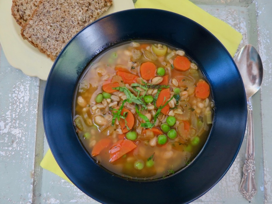 Vegetable & Farro Soup - My Lilikoi KitchenMy Lilikoi Kitchen