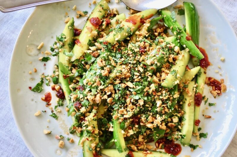 Cucumber Salad with Roasted Peanuts and Chile