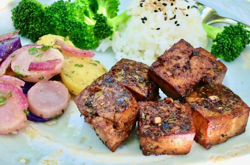 Balsamic-Soy Marinated Tofu