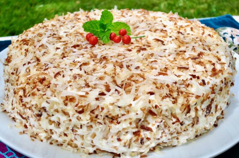 Coconut and Cardamom Cake