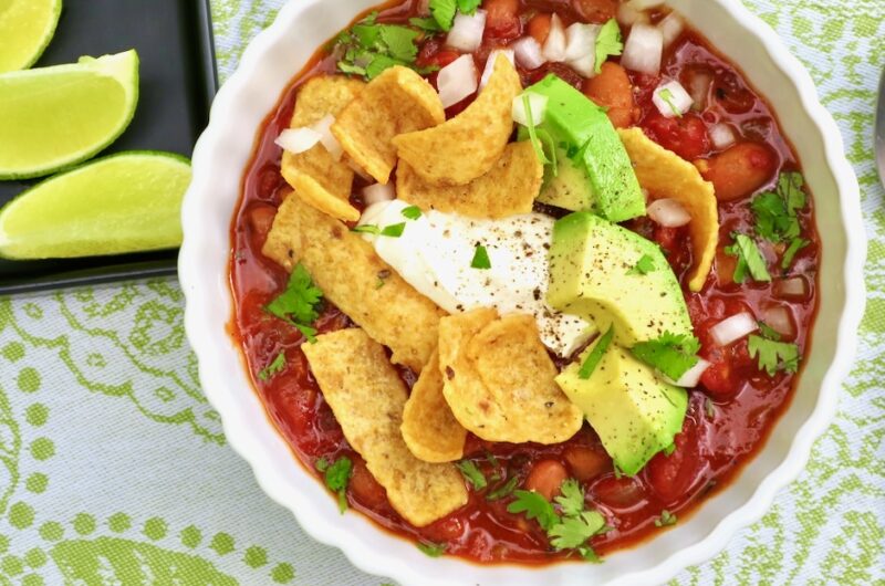 Vegetarian Chili with Fritos